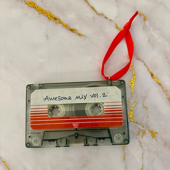 Guardians of the Galaxy Cassette Tape Christmas Ornament - Picture 2 of 2